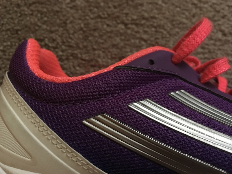 Athletic shoes may have extra lace eyelets.