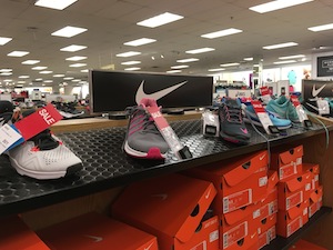 Buying women's athletic shoes