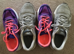 Men's and women's athletic shoes