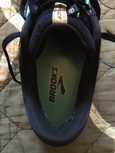 Brooks Adrenaline GTS 19 padded tongue and collar