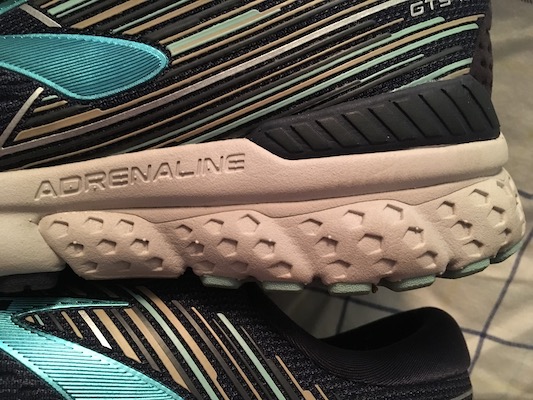 Brooks Adrenaline GTS 19 cushioning