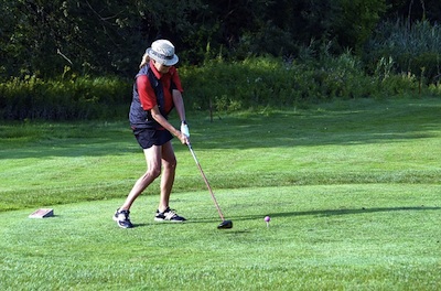 Golf shoes provide traction and prevent slipping when you swing.